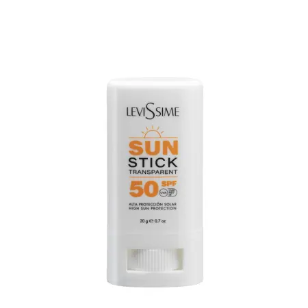 LEVISSIME Стик солнцезащитный SPF50 / Sun stick transparent 20 гр - 1