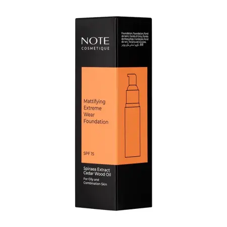 NOTE Основа тональная стойкая с матирующим эффектом 100 / MATTIFYING EXTREME WEAR FOUNDATION SPF15 30 мл - 4