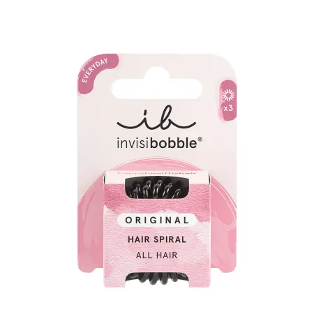 INVISIBOBBLE Резинка-браслет для волос / invisibobble ORIGINAL True Black (в картоне) - 2