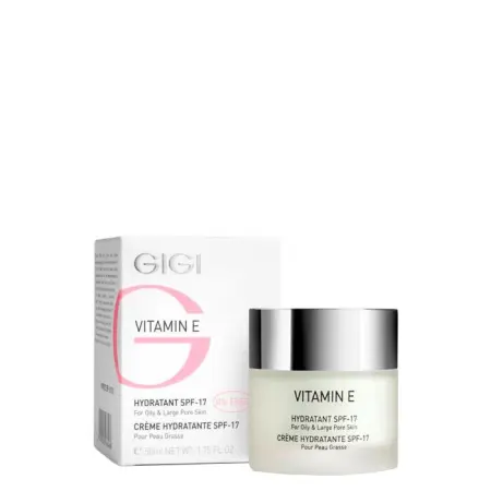 GIGI Крем увлажняющий для жирной кожи SPF 17 / Hydratant for oily skin VITAMIN E 50 мл - 4