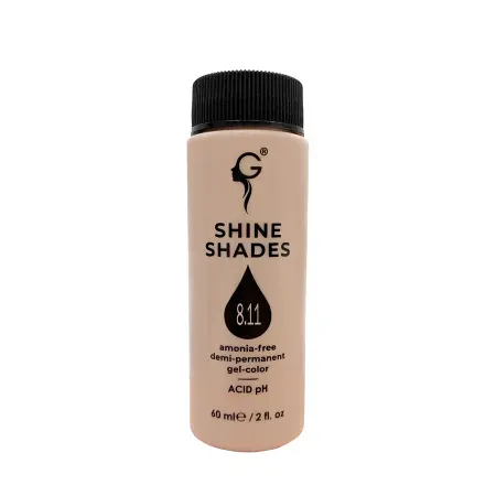GERA Professional 8.11 гель-краситель для волос без аммиака / Shine Shades 60 мл - 2