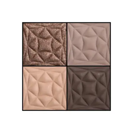 LARTE DEL BELLO Палетка теней, 01 коричневая / Quadro Eleganto sexy nude 8 гр - 4