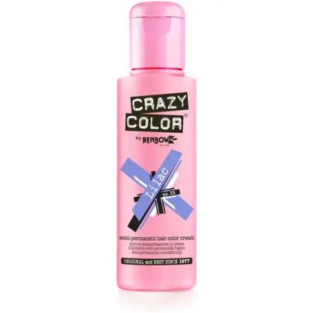 CRAZY COLOR Краска для волос, сиреневый / Crazy Color Lilac 100 мл - 2