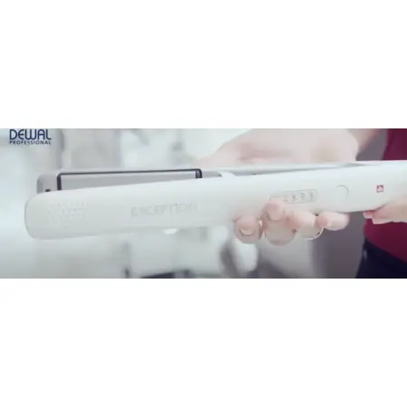 DEWAL PROFESSIONAL Щипцы для выпрямления волос Exception, с терморегулятором, титаново-турмалиновое покрытие, 23х87 мм 40 Вт - 7