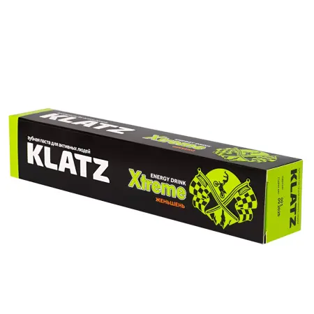 KLATZ Паста зубная для активных людей Женьшень / X-treme Energy drink 75 мл - 5
