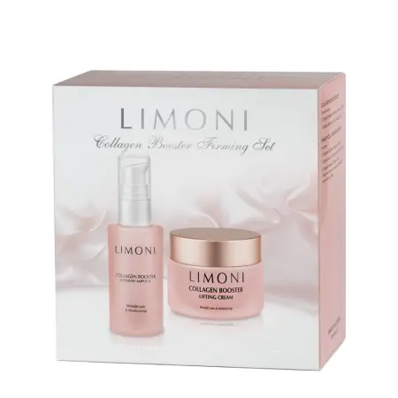 LIMONI Набор для лица с коллагеном (сыворотка 30 мл, крем 50 мл) Collagen Booster Firming Set - 1