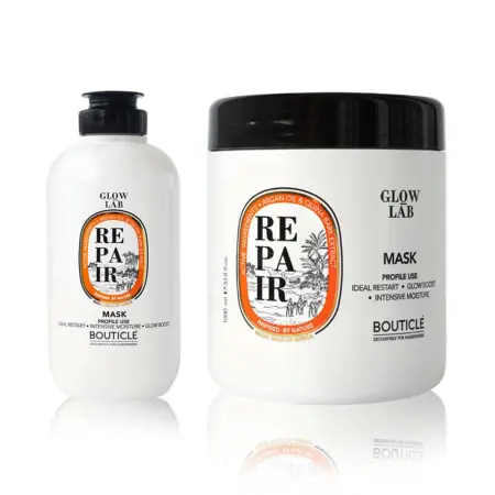 BOUTICLE Маска восстанавливающая придающая сияние / Argan Repair Illuminating Mask 1000 мл - 6