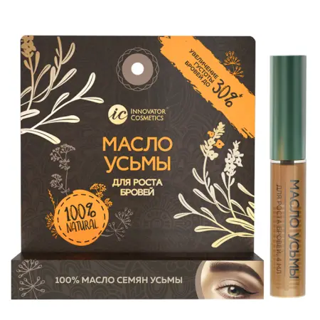 INNOVATOR COSMETICS Масло усьмы для роста бровей в удобной упаковке 4 мл - 1