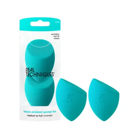 REAL TECHNIQUES Набор спонжей для макияжа, 2 шт / Real Techniques Miracle Airblend Sponges - 2