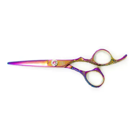 MIZUKA Ножницы парикмахерские PBS-CK15 5.5 фиолетовый узор - 1