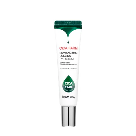 FARMSTAY Сыворотка-роллер для сияния области вокруг глаз / Cica Farm Revitalizing Rolling Eye Serum 25 мл - 1