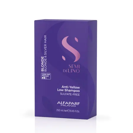 ALFAPARF MILANO Шампунь тонирующий анти-жёлтый / Anti-Yellow Low Shampoo 250 мл - 2