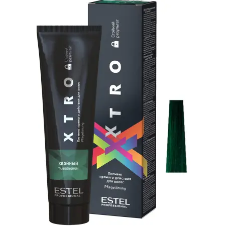 ESTEL PROFESSIONAL Пигмент прямого действия для волос, хвойный / XTRO BLACK 100 мл - 1