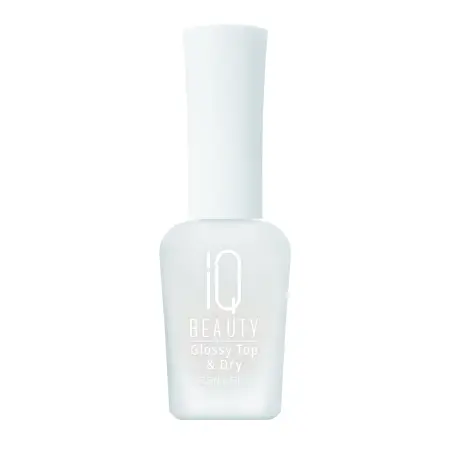 IQ BEAUTY Покрытие защитное зеркальное и сушка / Glossy Top & Dry 12,5 мл - 1