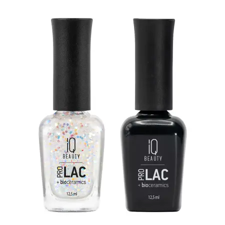 IQ BEAUTY 125 лак профессиональный укрепляющий для ногтей с биокерамикой / Nail polish PROLAC+bioceramics 12,5 мл - 2