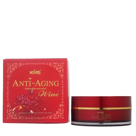 KIMS Патчи гидрогелевые винные анти-возрастные / Anti-Aging Wine Hydro-Gel Eye Patch 60 шт - 2