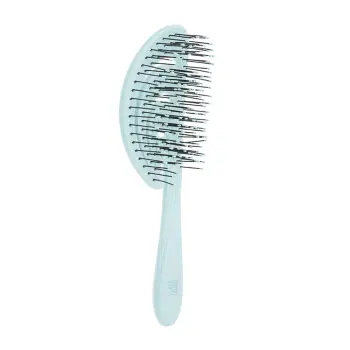 Щетка продувная, с нейлоновым штифтом, форма волна, синяя / Dewal Beauty Ocean wave Blue