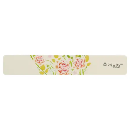 DEWAL PROFESSIONAL Пилка для ногтей Design Edition, широкая 180/240 18 см - 1