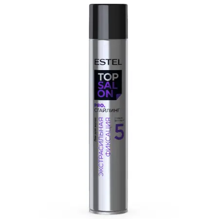 ESTEL PROFESSIONAL Лак для волос, экстрасильная фиксация / TOP SALON PRO.СТАЙЛИНГ 400 мл - 1