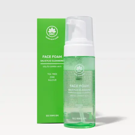 NAME SKIN CARE Пенка очищающая для лица с салициловой кислотой, серой и цинком / NSC 150 мл - 2