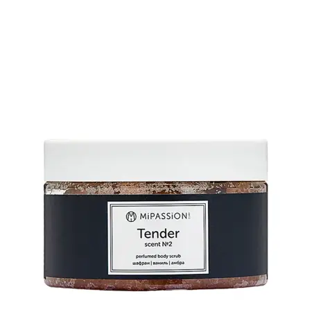 MIPASSIONcorp Скраб парфюмированный, шафран, ваниль, амбра / Tender MiPASSiON 250 мл - 1