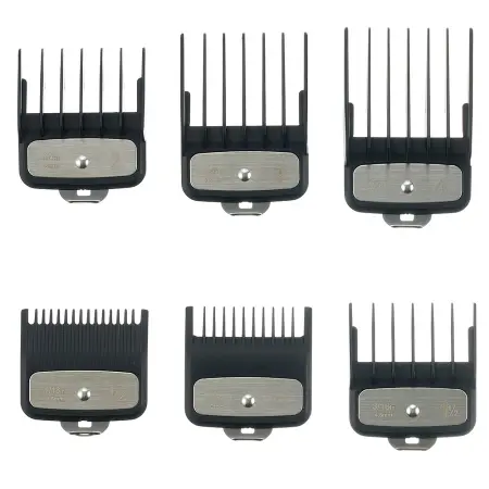 DEWAL PROFESSIONAL Машинка для стрижки DEWAL PRO BARBER STYLE, аккумуляторно-сетевая, 7000 об\мин, нож 45 мм, 0,8-1,6 мм, 6 насадок - 8