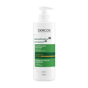 Шампунь-уход против перхоти для сухой кожи головы / Dercos 390 мл