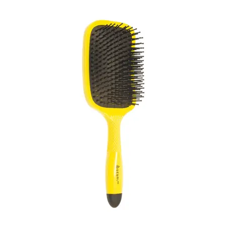DEWAL PROFESSIONAL Щетка массажная Banana прямоугольная, пластиковый штифт, 13 рядов - 1