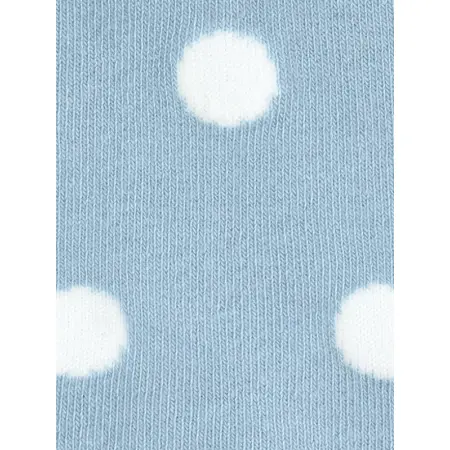 MINIMI Носки женские с высокой резинкой в горошек Blu Сhiaro 35-38 / MINI TREND 4209 - 4