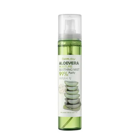 FARMSTAY Мист успокаивающий кожу для лица с алоэ вера / Aloevera Moisture Soothing Mist 120 мл - 1