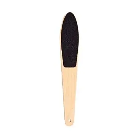 KAIZER Терка педикюрная, натуральный бук, широкая, Р60/120, 23,5 см - 1
