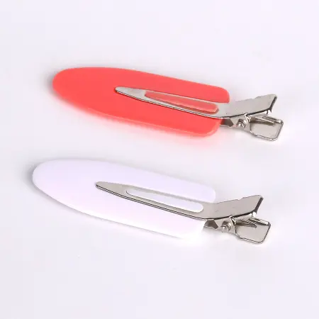 SOLOMEYA Заколка-зажим для волос классической формы / No Crease Hair Clips Classic, набор 4 шт - 3