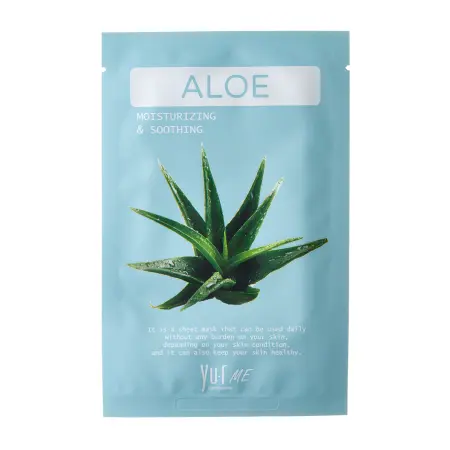 YU.R Маска для лица с экстрактом алоэ / YU.R ME Aloe Sheet Mask 25 гр - 1
