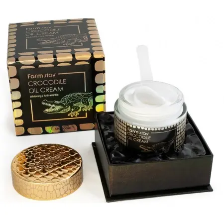 FARMSTAY Крем с жиром крокодила для лица / CROCODILE OIL CREAM 70 г - 2