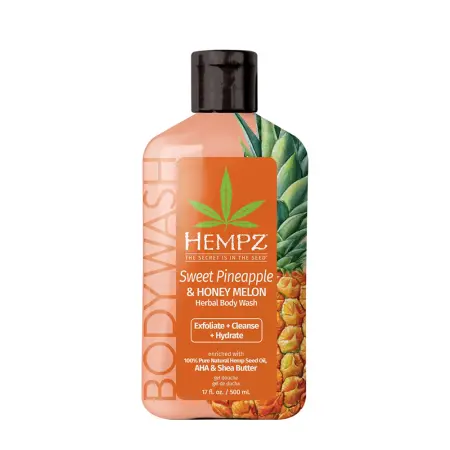 HEMPZ Гель для душа, ананас и медовая дыня / Hempz Sweet Pineapple & Honey Melon Herbal Body Wash 500 мл - 1