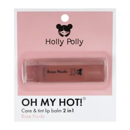 HOLLY POLLY Бальзам оттеночный для губ, нюдово-розовый / OH MY HOT! Rose Nude 4,9 гр - 4