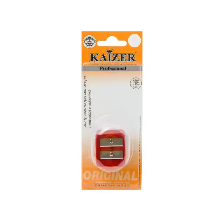 KAIZER Точилка двухсторонняя, прямоугольная, цвет ассорти - 4