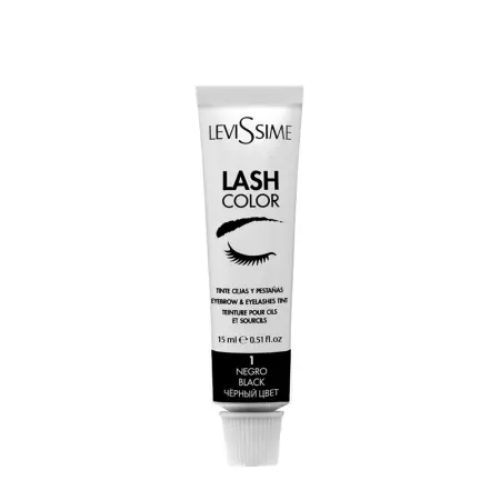 LEVISSIME Краска для бровей и ресниц, № 1 черный / Lash Color 15 мл - 1