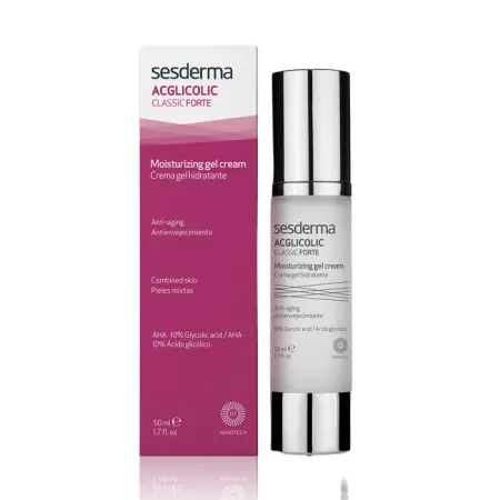 SESDERMA Крем-гель увлажняющий для лица с витаминами С и Е / ACGLICOLIC CLASSIC FORTE Moisturizing gel cream 50 мл - 2