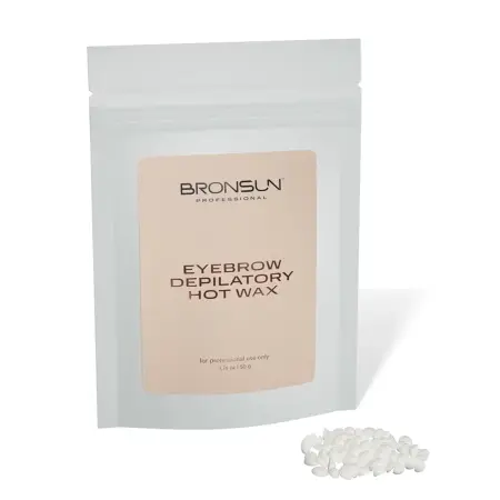 BRONSUN Воск для депиляции бровей / EYEBROW DEPILATORY HOT WAX 50 гр - 3
