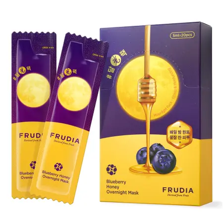 FRUDIA Маска ночная питательная с черникой и медом 5 мл - 2