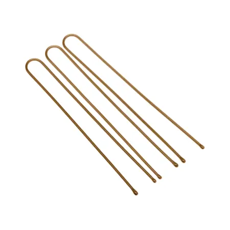 DEWAL PROFESSIONAL Шпильки коричневые, прямые 60 мм, 24 шт/уп (на блистере) - 2