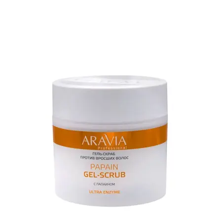 ARAVIA Professional Гель-скраб против вросших волос / Professional Papain Gel-Scrub 300 мл - 1