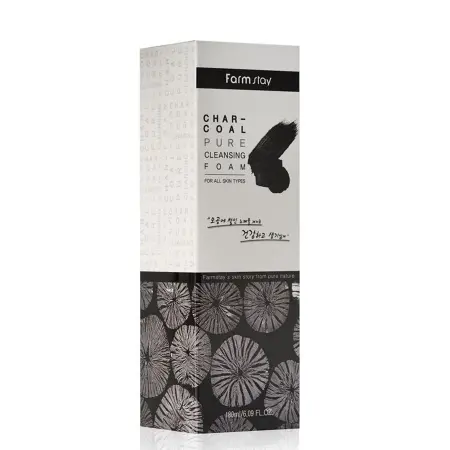 FARMSTAY Пенка очищающая с древесным углем / PURE CLEANSING FOAM 180 мл - 3