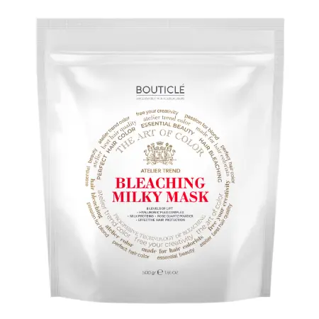 BOUTICLE Маска для волос обесцвечивающая с Hyaluronic Plex Complex / White Bleaching Hair Mask 500 гр - 1