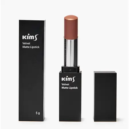 KIMS Помада матовая вельветовая для губ / Velvet Matte Lip Stick Light Mauve 5 гр - 2