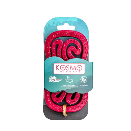 KOSMO SHTUCHKI Расческа KosmoShtuchki компактная без ручки кувшинка, цветной микс - 2
