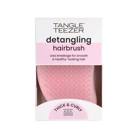TANGLE TEEZER Расческа для волос / Thick & Curly Dusky Pink - 10