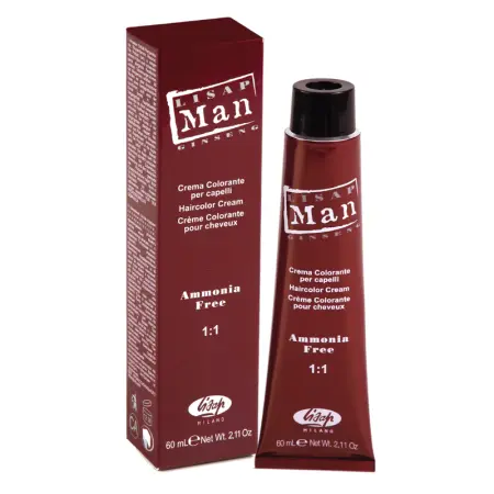 LISAP MILANO 6 краска для волос / LISAP MAN COLOR 60 мл - 2