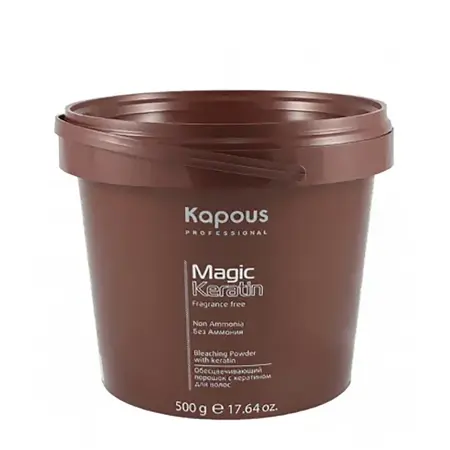 KAPOUS Пудра осветляющая в микрогранулах, без аммония / Magic Keratin 500 г - 1